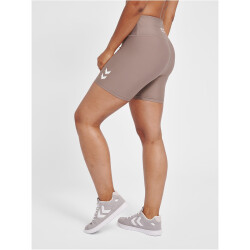 hummel hmlTE TOLA High-Waist Shorts Tights Damen driftwood L