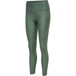 hummel hmlTE TOLA High-Waist Tights Damen laurel wreath L