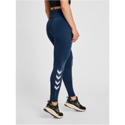 hummel hmlTE TOLA High-Waist Tights Damen insignia blue M