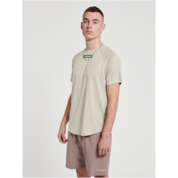 hummel hmlTE TOPAZ Mesh Fitnessshirt Herren chateau gray S