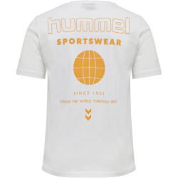 hummel hmlLGC LEON T-Shirt white/dark cheddar L
