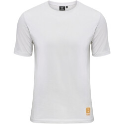 hummel hmlLGC LEON T-Shirt white/dark cheddar L