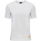 hummel hmlLGC LEON T-Shirt white/dark cheddar L