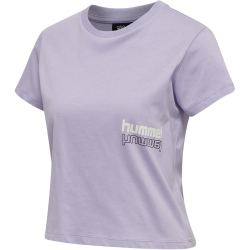 hummel hmlLGC LARA Cropped T-Shirt Damen pastel lilac M