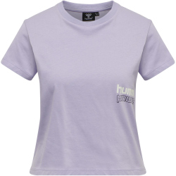 hummel hmlLGC LARA Cropped T-Shirt Damen pastel lilac M