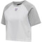 hummel hmlLGC NAYA Cropped T-Shirt Damen light grey melange S