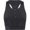 hummel hmlTE CHRISTEL Seamless Sport-Top Damen black/asphalt melange M