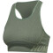 hummel hmlTE CHRISTEL Seamless Sport-Top Damen lily pad/laurel wreath melange XS