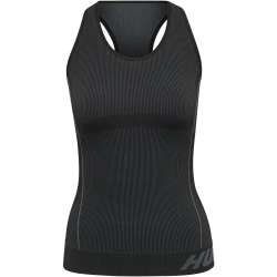 hummel hmlTE CHRISTEL Seamless Tanktop Damen black/asphalt melange L