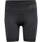 hummel hmlTE CHRISTEL Seamless Shorts Damen black/asphalt melange XS