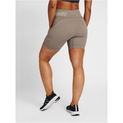 hummel hmlTE CHRISTEL Seamless Shorts Damen chateau gray/driftwood melange L