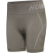 hummel hmlTE CHRISTEL Seamless Shorts Damen chateau gray/driftwood melange XS