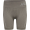 hummel hmlTE CHRISTEL Seamless Shorts Damen chateau gray/driftwood melange XS
