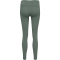 hummel hmlTE CHRISTEL Seamless Mid Waist Tights Damen lily pad/laurel wreath melange L