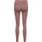 hummel hmlTE CHRISTEL Seamless Mid Waist Tights Damen withered rose/rose tan melange L