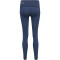hummel hmlTE CHRISTEL Seamless Mid Waist Tights Damen marina/insignia blue melange M