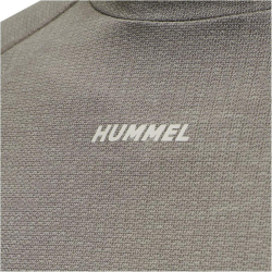 hummel hmlTE MIKE Seamless Mesh Funktionsshirt Herren chateau gray/driftwood melange L