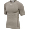 hummel hmlTE MIKE Seamless Mesh Funktionsshirt Herren chateau gray/driftwood melange L