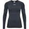 hummel hmlTE MIKE Seamless Mesh Langarmshirt Herren black/asphalt melange M
