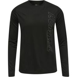 hummel hmlTE TOPAZ langarm Trainingsshirt Herren black XXL