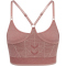 hummel hmlMT ENERGY Seamless Sport-Top Damen withered rose/rose tan melange S