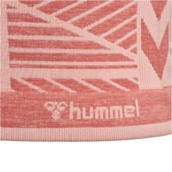hummel hmlMT ENERGY Seamless Cropped Sport-Top Damen withered rose/rose tan melange L