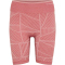 hummel hmlMT ENERGY Seamless Mid Waist Shorts Damen withered rose/rose tan melange L