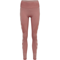 hummel hmlMT ENERGY Seamless High-Waist Tights Damen withered rose/rose tan melange L