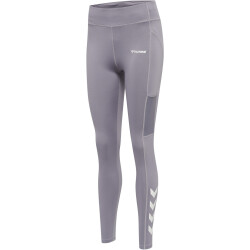 hummel hmlMT CHIPO Mid Waist Tights Damen minimal gray L