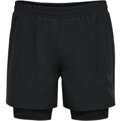 hummel hmlMT FORCE 2in1 Shorts Herren black XXL