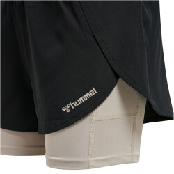 hummel hmlMT TRACK 2in1 Shorts Damen black L