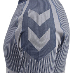 hummel hmlMT UNIT Seamless Trainingsshirt Herren insignia blue/chateau gray L