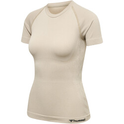 hummel hmlCLEA Seamless Funktionsshirt Damen chateau gray M