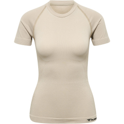 hummel hmlCLEA Seamless Funktionsshirt Damen chateau gray M