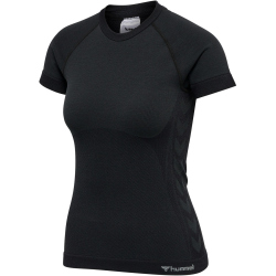 hummel hmlCLEA Seamless Funktionsshirt Damen black melange L