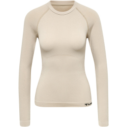 hummel hmlCLEA Seamless langarm Funktionsshirt Damen chateau gray L
