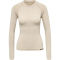 hummel hmlCLEA Seamless langarm Funktionsshirt Damen chateau gray L