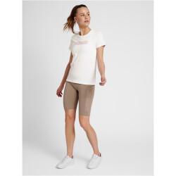 hummel hmlTE CALI T-Shirt Damen white/withered rose M
