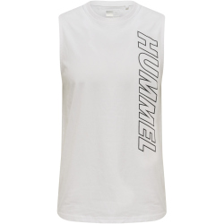 hummel hmlTE CALLUM Trainings-Tanktop Herren white/asphalt L