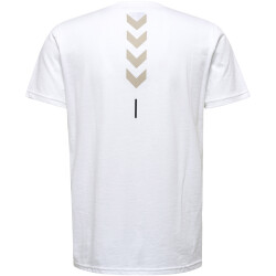 hummel hmlTE CALLUM Trainingsshirt Herren white/asphalt L