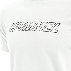 hummel hmlTE CALLUM Trainingsshirt Herren white/asphalt M