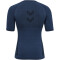 hummel hmlTE MIKE Seamless Mesh Funktionsshirt Herren insignia blue/black melange L