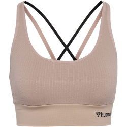 hummel hmlMT FLOW Seamless Sport-BH Damen chateau gray L