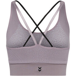 hummel hmlMT FLOW Seamless Sport-BH Damen minimal gray L