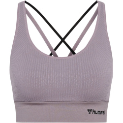 hummel hmlMT FLOW Seamless Sport-BH Damen minimal gray L