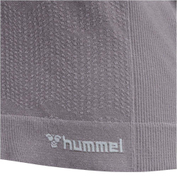 hummel hmlMT FLOW Seamless Funktionsshirt Damen minimal gray L