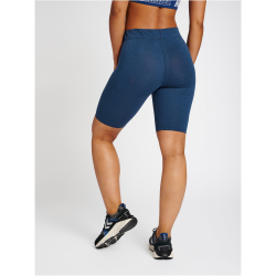 2er Pack hummel hmlTE MAJA Mid Waist Fitnessshorts black/insigina blue L
