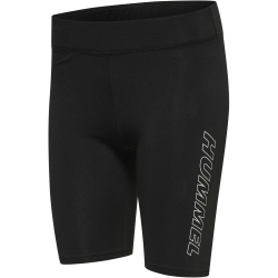 2er Pack hummel hmlTE MAJA Mid Waist Fitnessshorts black/insigina blue L