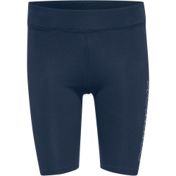 2er Pack hummel hmlTE MAJA Mid Waist Fitnessshorts black/insigina blue L