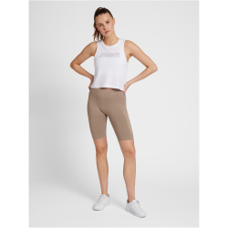 2er Pack hummel hmlTE CALI Cropped Tanktop black/white driftwood L